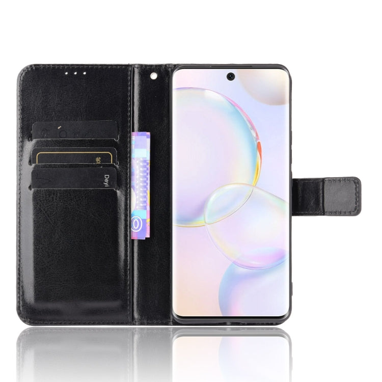 For Honor 50 Crazy Horse Texture Horizontal Flip Leather Case with Holder & Card Slots & Lanyard