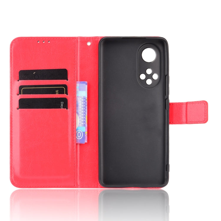 For Honor 50 Crazy Horse Texture Horizontal Flip Leather Case with Holder & Card Slots & Lanyard