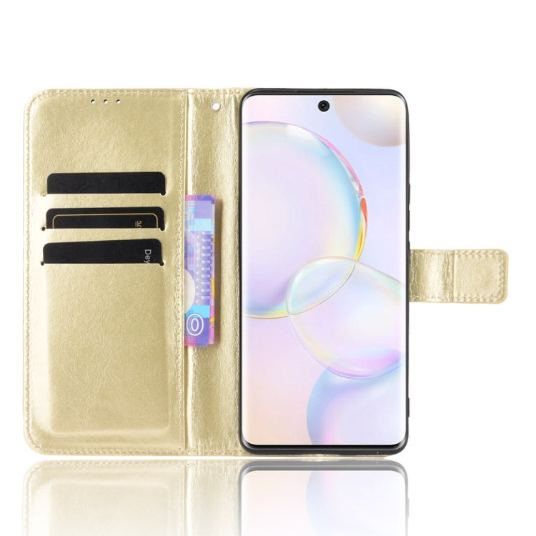 For Honor 50 Crazy Horse Texture Horizontal Flip Leather Case with Holder & Card Slots & Lanyard