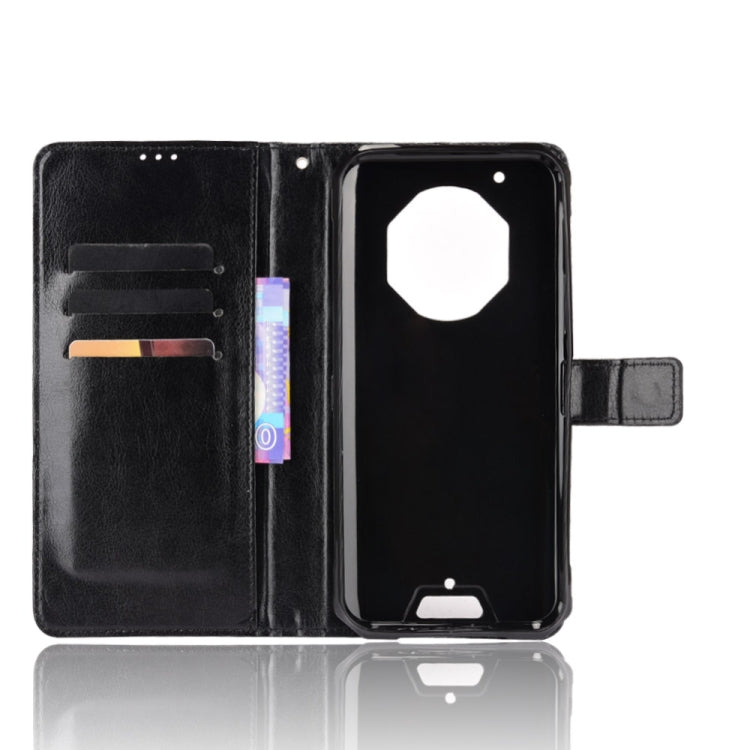 For Oukitel WP13 5G Crazy Horse Texture Horizontal Flip Leather Case with Holder & Card Slots & Lanyard
