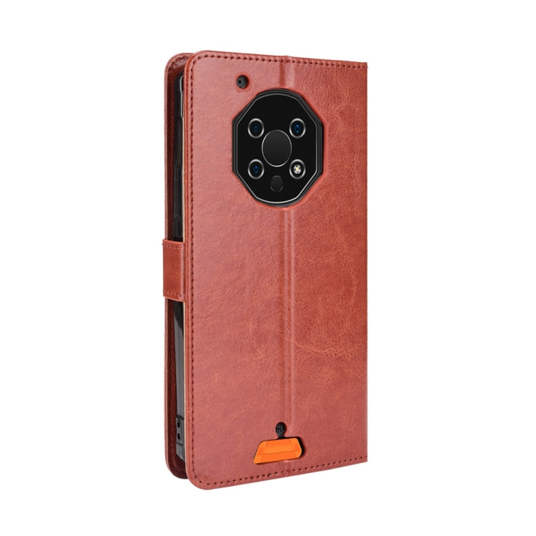 For Oukitel WP13 5G Crazy Horse Texture Horizontal Flip Leather Case with Holder & Card Slots & Lanyard