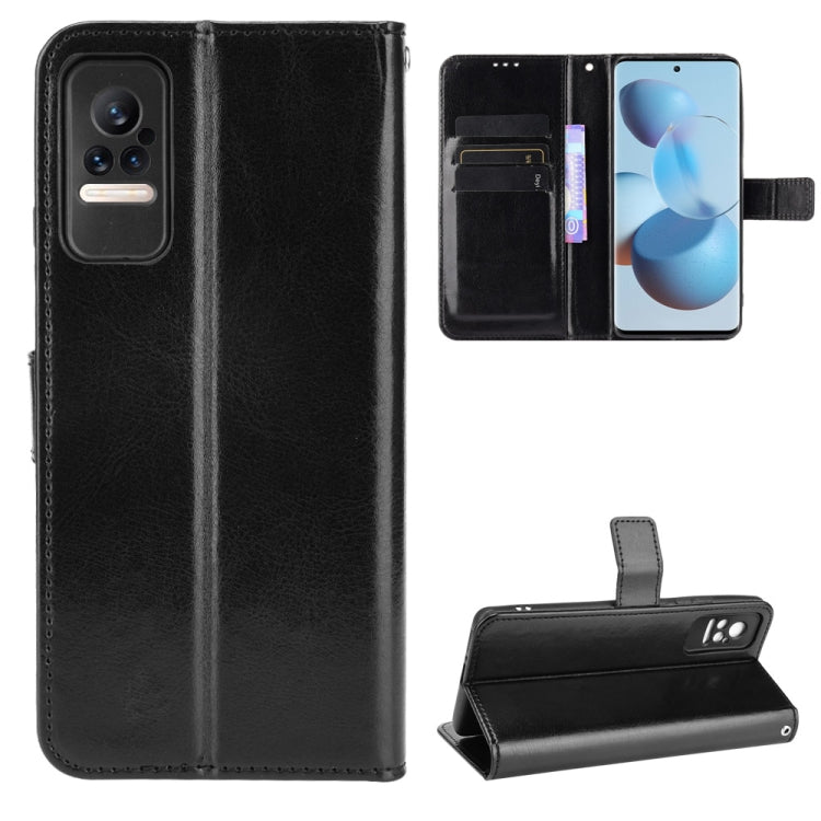 For Xiaomi Civi Crazy Horse Texture Horizontal Flip Leather Case with Holder & Card Slots & Lanyard