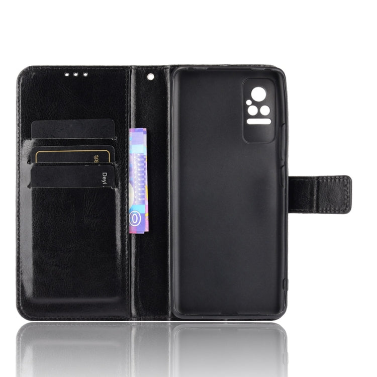 For Xiaomi Civi Crazy Horse Texture Horizontal Flip Leather Case with Holder & Card Slots & Lanyard
