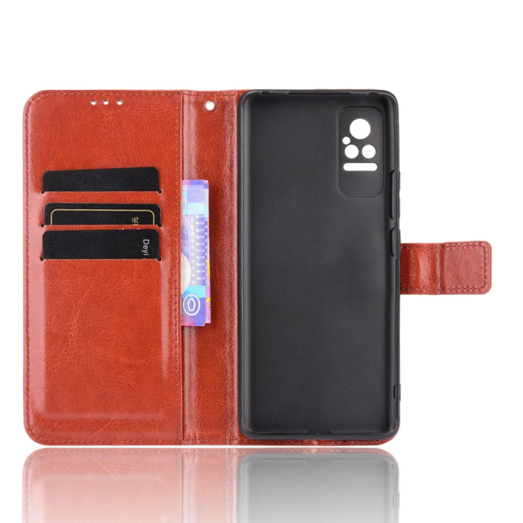 For Xiaomi Civi Crazy Horse Texture Horizontal Flip Leather Case with Holder & Card Slots & Lanyard