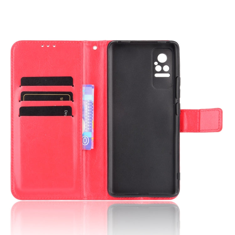 For Xiaomi Civi Crazy Horse Texture Horizontal Flip Leather Case with Holder & Card Slots & Lanyard