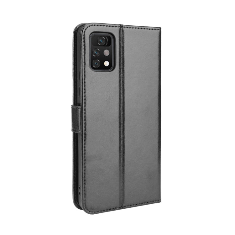 For Umidigi A11 Pro Max Crazy Horse Texture Horizontal Flip Leather Case with Holder & Card Slots & Lanyard