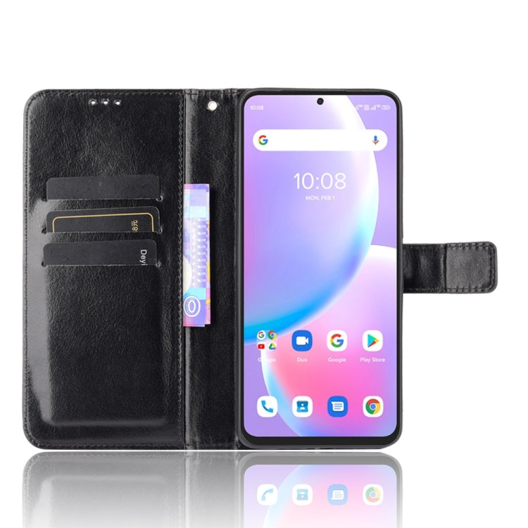For Umidigi A11 Pro Max Crazy Horse Texture Horizontal Flip Leather Case with Holder & Card Slots & Lanyard