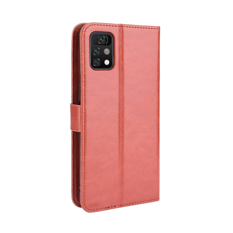 For Umidigi A11 Pro Max Crazy Horse Texture Horizontal Flip Leather Case with Holder & Card Slots & Lanyard
