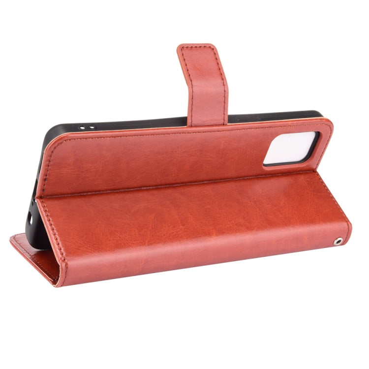 For Umidigi A11 Pro Max Crazy Horse Texture Horizontal Flip Leather Case with Holder & Card Slots & Lanyard