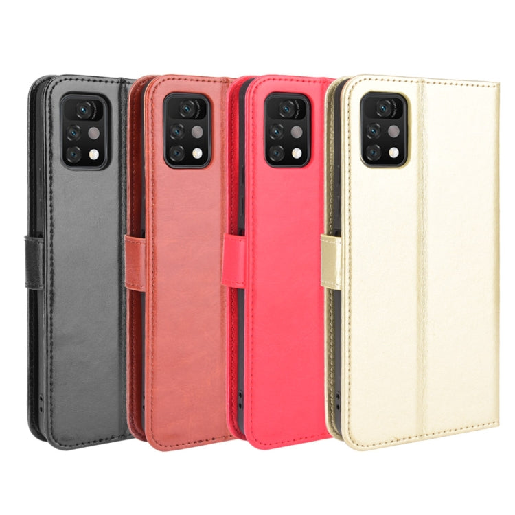 For Umidigi A11 Pro Max Crazy Horse Texture Horizontal Flip Leather Case with Holder & Card Slots & Lanyard