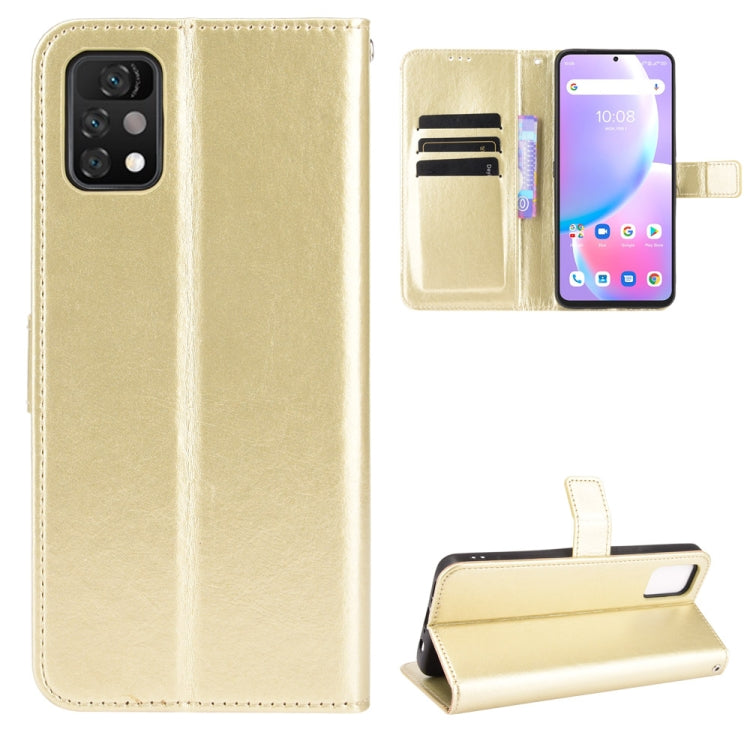 For Umidigi A11 Pro Max Crazy Horse Texture Horizontal Flip Leather Case with Holder & Card Slots & Lanyard