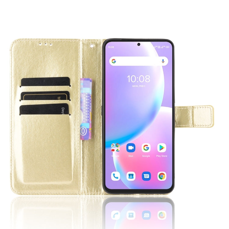 For Umidigi A11 Pro Max Crazy Horse Texture Horizontal Flip Leather Case with Holder & Card Slots & Lanyard