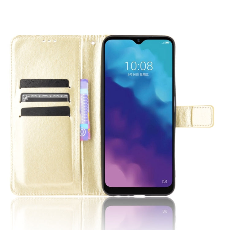 For ZTE Blade V30 Vita / V2022 Crazy Horse Texture Horizontal Flip Leather Case with Holder & Card Slots & Lanyard