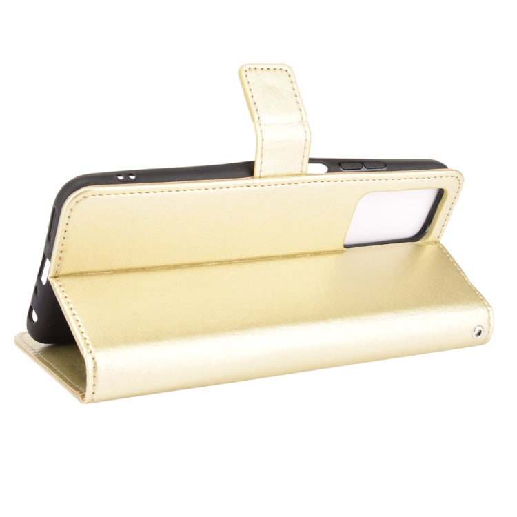 For ZTE Blade V30 Vita / V2022 Crazy Horse Texture Horizontal Flip Leather Case with Holder & Card Slots & Lanyard
