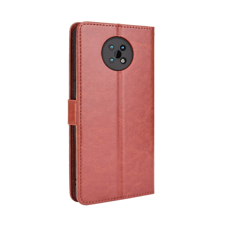 For Nokia C50 5G Crazy Horse Texture Horizontal Flip Leather Case with Holder & Card Slots & Lanyard