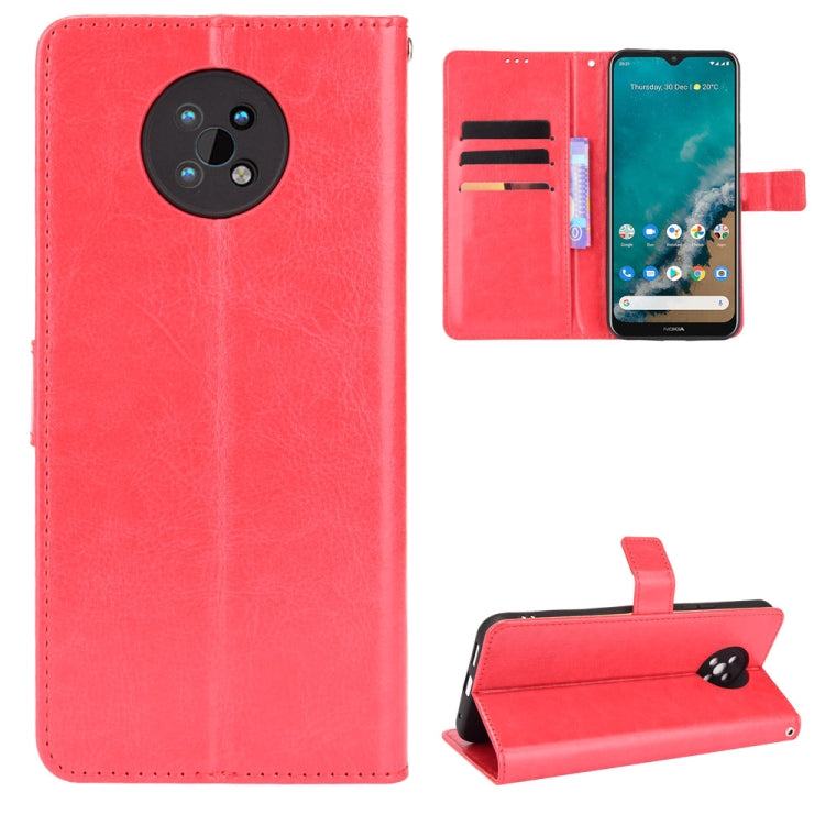 For Nokia C50 5G Crazy Horse Texture Horizontal Flip Leather Case with Holder & Card Slots & Lanyard