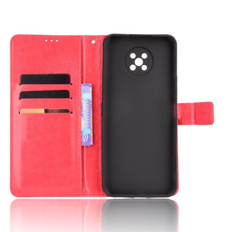For Nokia C50 5G Crazy Horse Texture Horizontal Flip Leather Case with Holder & Card Slots & Lanyard