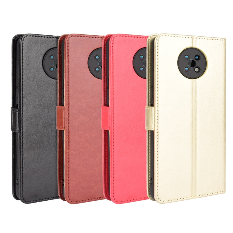 For Nokia C50 5G Crazy Horse Texture Horizontal Flip Leather Case with Holder & Card Slots & Lanyard