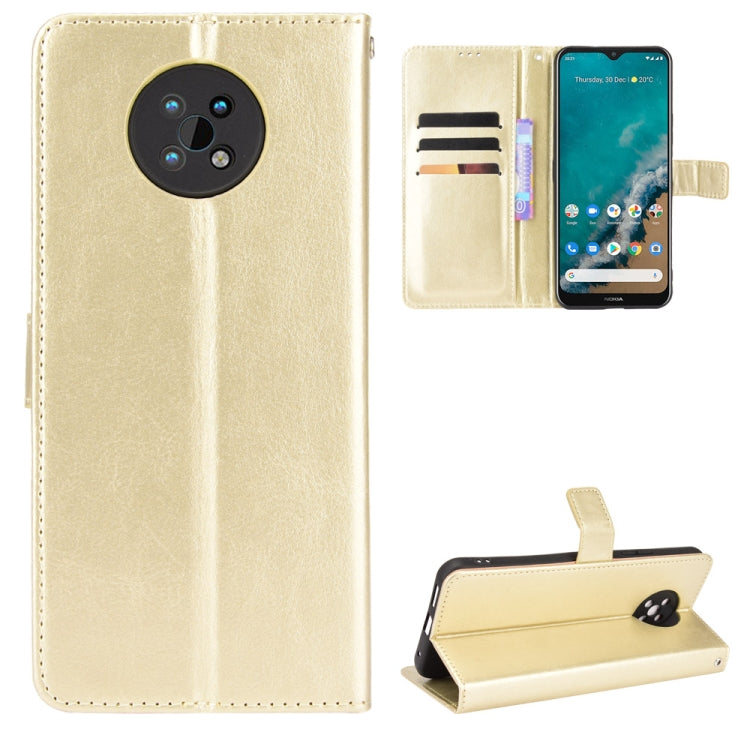 For Nokia C50 5G Crazy Horse Texture Horizontal Flip Leather Case with Holder & Card Slots & Lanyard