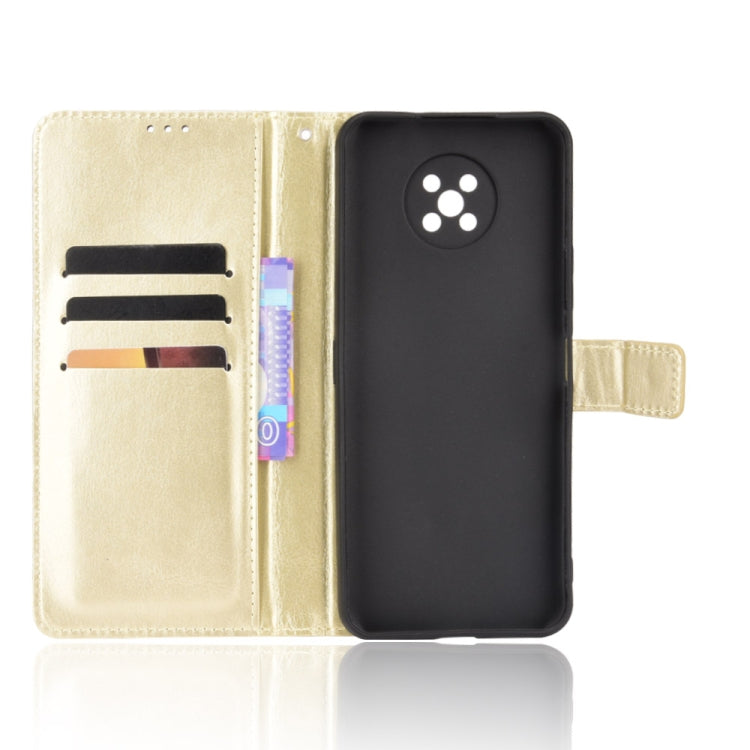 For Nokia C50 5G Crazy Horse Texture Horizontal Flip Leather Case with Holder & Card Slots & Lanyard