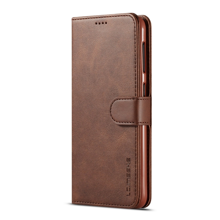 For Galaxy A10 / M10 LC.IMEEKE Calf Texture Horizontal Flip Leather Case, with Holder & Card Slots & Wallet