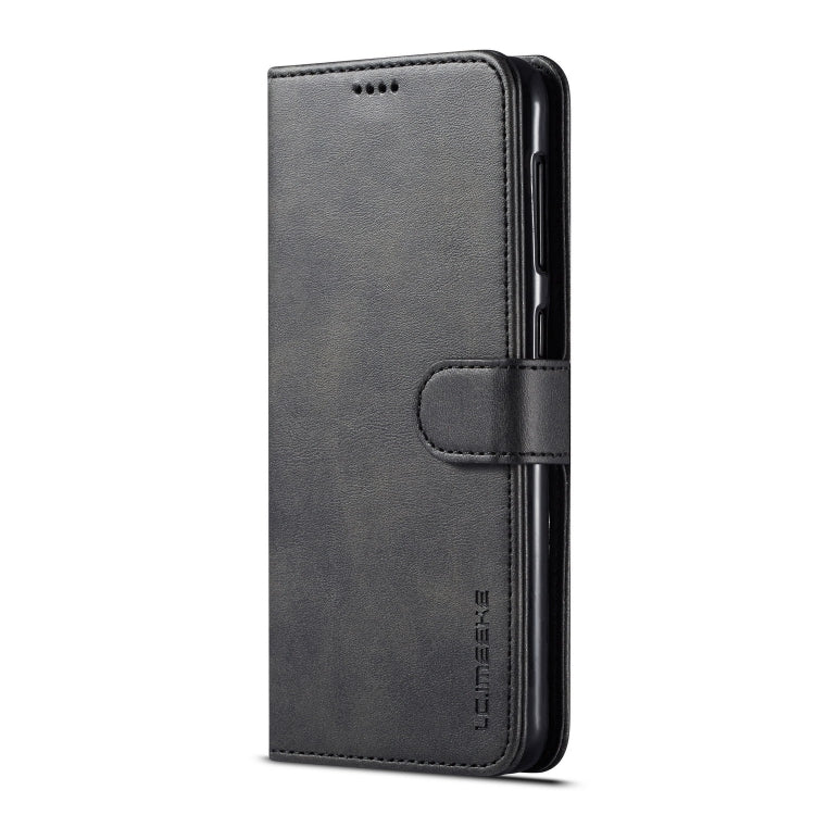 For Galaxy A10 / M10 LC.IMEEKE Calf Texture Horizontal Flip Leather Case, with Holder & Card Slots & Wallet