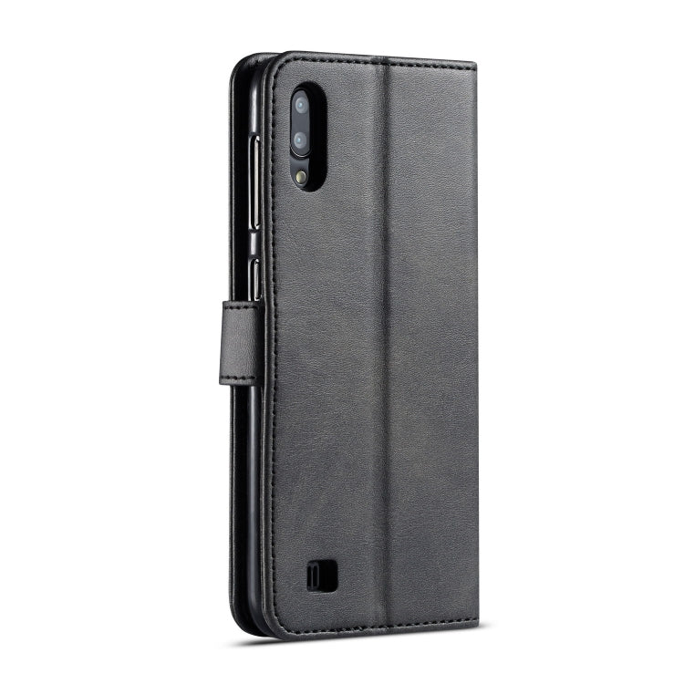 For Galaxy A10 / M10 LC.IMEEKE Calf Texture Horizontal Flip Leather Case, with Holder & Card Slots & Wallet