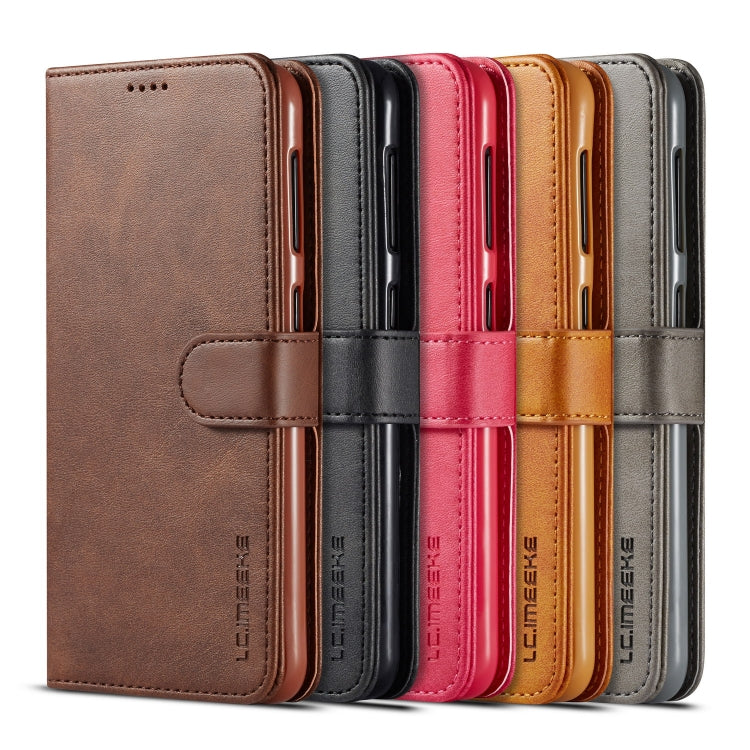 For Galaxy A10 / M10 LC.IMEEKE Calf Texture Horizontal Flip Leather Case, with Holder & Card Slots & Wallet