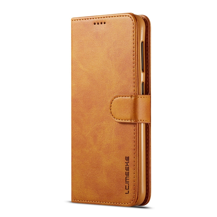 For Galaxy A10 / M10 LC.IMEEKE Calf Texture Horizontal Flip Leather Case, with Holder & Card Slots & Wallet