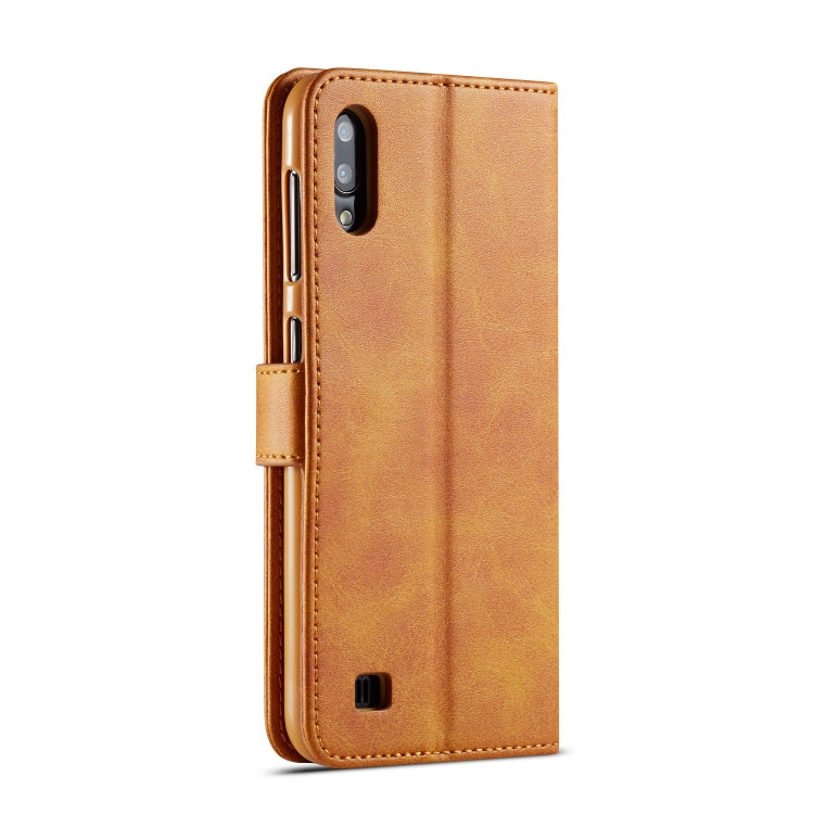 For Galaxy A10 / M10 LC.IMEEKE Calf Texture Horizontal Flip Leather Case, with Holder & Card Slots & Wallet