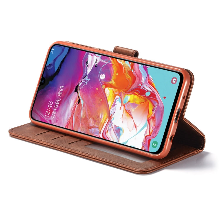 For Galaxy A10 / M10 LC.IMEEKE Calf Texture Horizontal Flip Leather Case, with Holder & Card Slots & Wallet