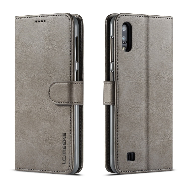 For Galaxy A10 / M10 LC.IMEEKE Calf Texture Horizontal Flip Leather Case, with Holder & Card Slots & Wallet