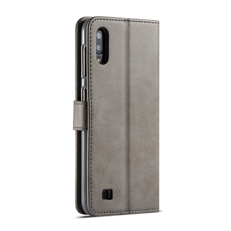 For Galaxy A10 / M10 LC.IMEEKE Calf Texture Horizontal Flip Leather Case, with Holder & Card Slots & Wallet