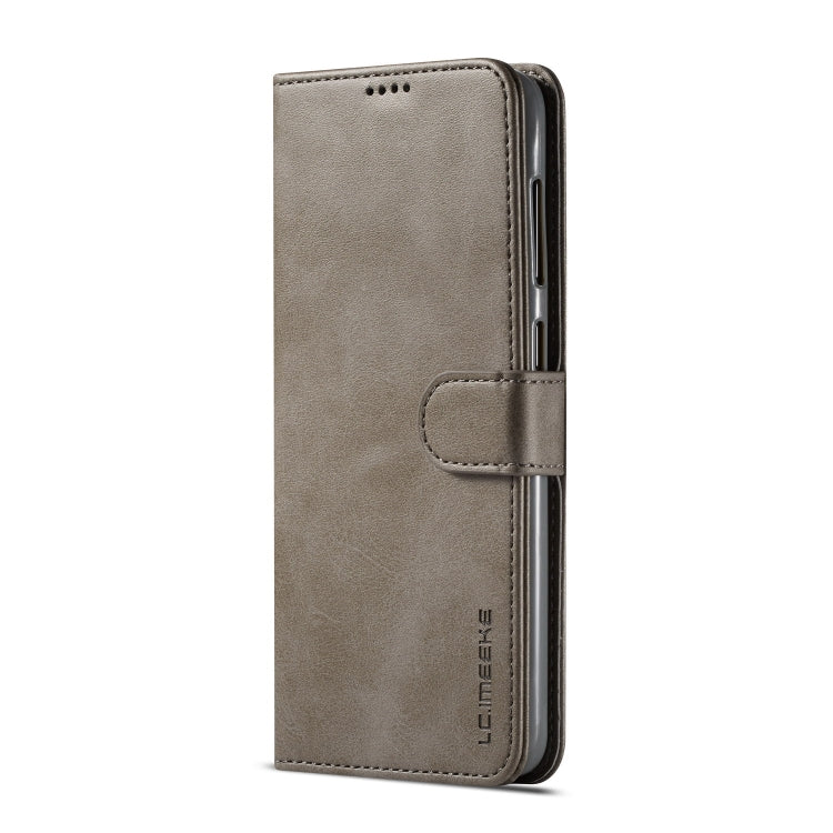 For Galaxy A20e LC.IMEEKE Calf Texture Horizontal Flip Leather Case, with Holder & Card Slots & Wallet