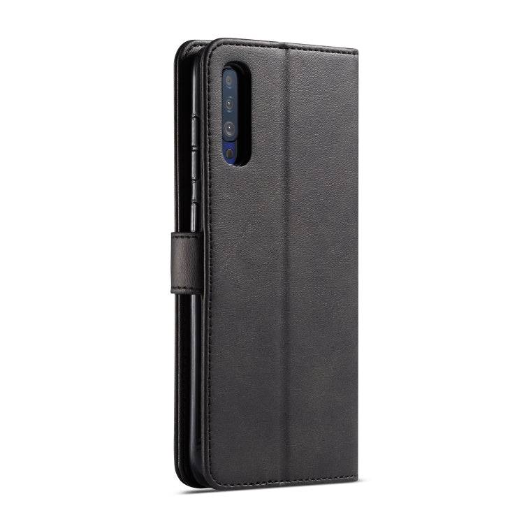 For Galaxy A50 LC.IMEEKE Calf Texture Horizontal Flip Leather Case, with Holder & Card Slots & Wallet