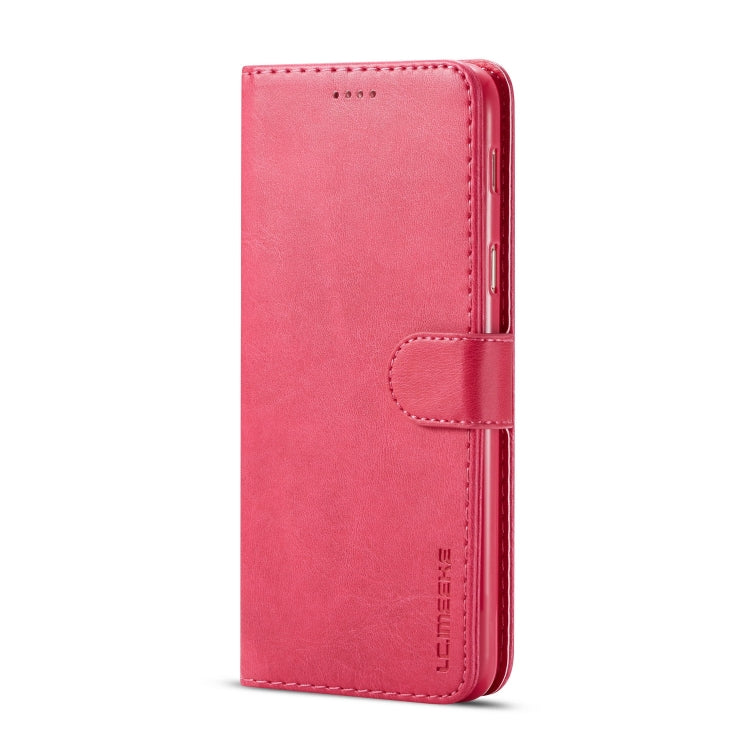 For Galaxy A6 (2018) LC.IMEEKE Calf Texture Horizontal Flip Leather Case, with Holder & Card Slots & Wallet