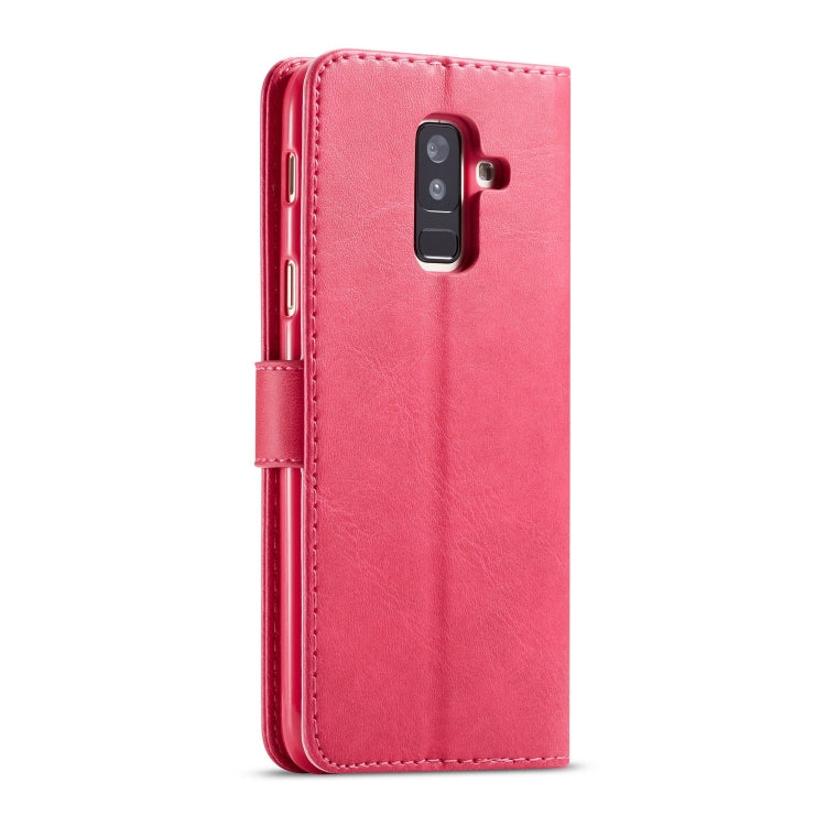 For Galaxy A6 (2018) LC.IMEEKE Calf Texture Horizontal Flip Leather Case, with Holder & Card Slots & Wallet
