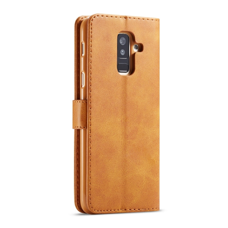 For Galaxy A6 (2018) LC.IMEEKE Calf Texture Horizontal Flip Leather Case, with Holder & Card Slots & Wallet
