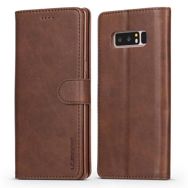 For Galaxy Note 8 LC.IMEEKE Calf Texture Horizontal Flip Leather Case, with Holder & Card Slots & Wallet