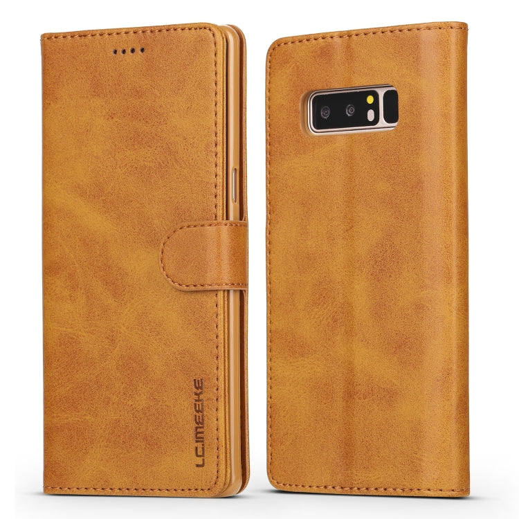 For Galaxy Note 8 LC.IMEEKE Calf Texture Horizontal Flip Leather Case, with Holder & Card Slots & Wallet