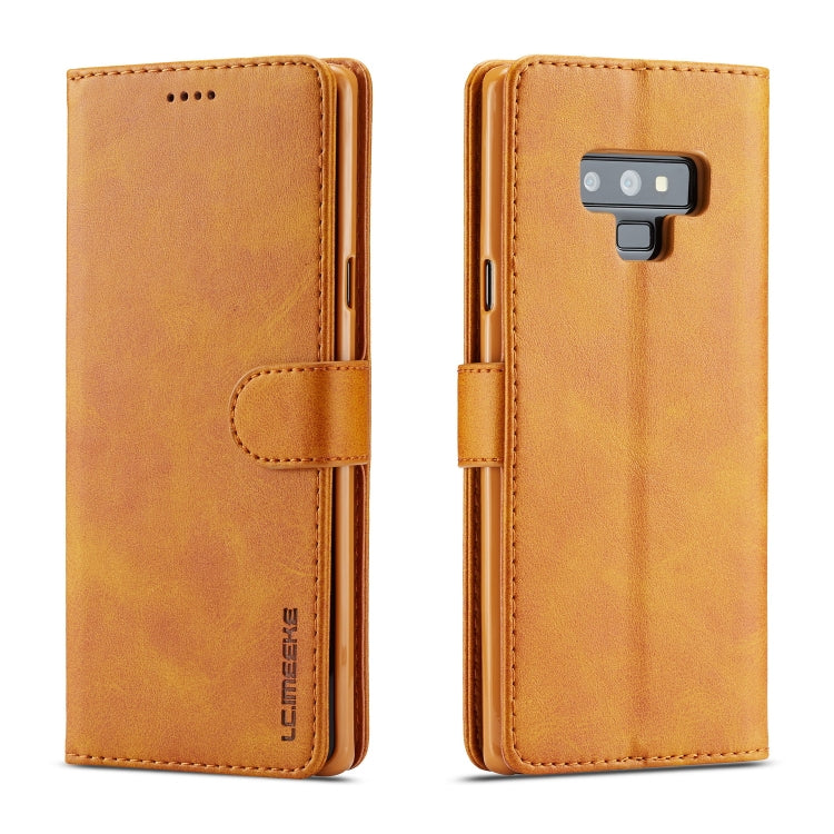 For Galaxy Note 9 LC.IMEEKE Calf Texture Horizontal Flip Leather Case, with Holder & Card Slots & Wallet