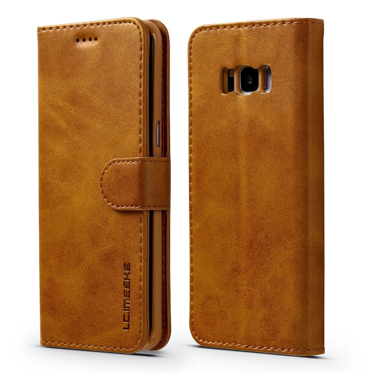 For Galaxy S8 LC.IMEEKE Calf Texture Horizontal Flip Leather Case, with Holder & Card Slots & Wallet
