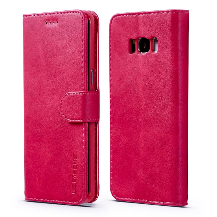 For Galaxy S8 LC.IMEEKE Calf Texture Horizontal Flip Leather Case, with Holder & Card Slots & Wallet