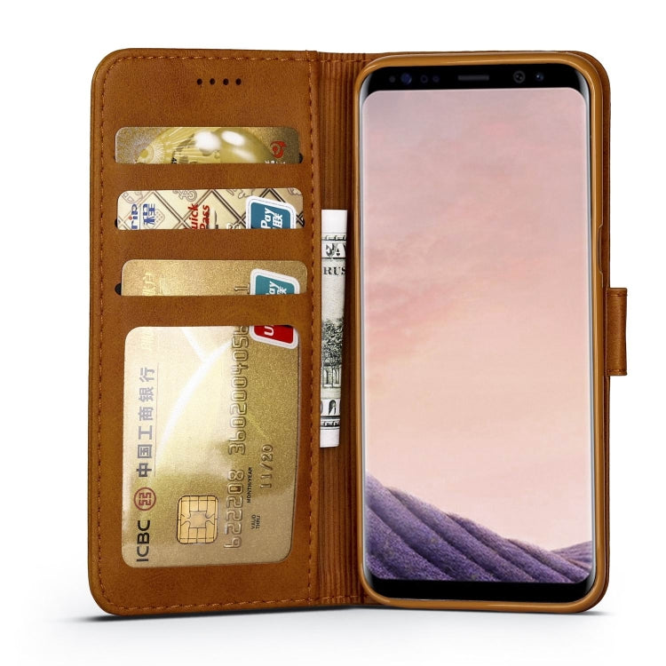 For Galaxy S8 LC.IMEEKE Calf Texture Horizontal Flip Leather Case, with Holder & Card Slots & Wallet