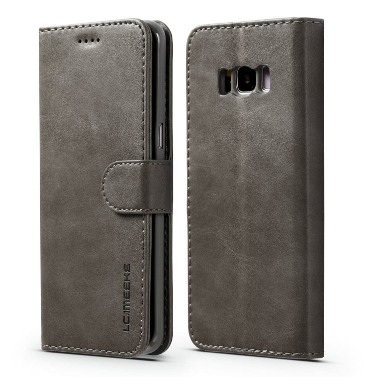For Galaxy S8 LC.IMEEKE Calf Texture Horizontal Flip Leather Case, with Holder & Card Slots & Wallet
