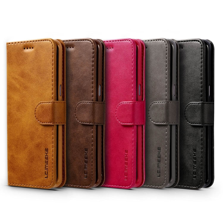 For Galaxy S8 LC.IMEEKE Calf Texture Horizontal Flip Leather Case, with Holder & Card Slots & Wallet