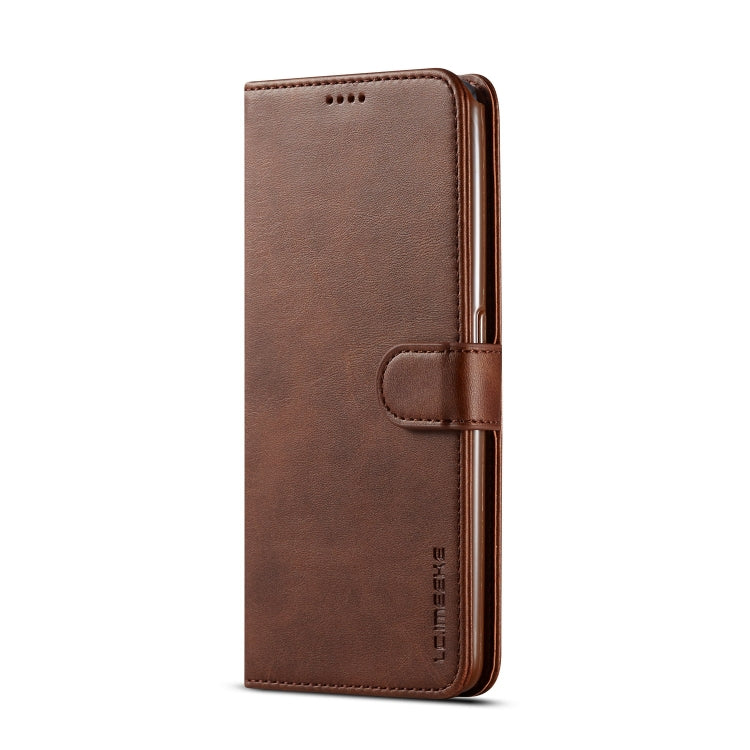 For Galaxy A80 / A90 LC.IMEEKE Calf Texture Horizontal Flip Leather Case, with Holder & Card Slots & Wallet