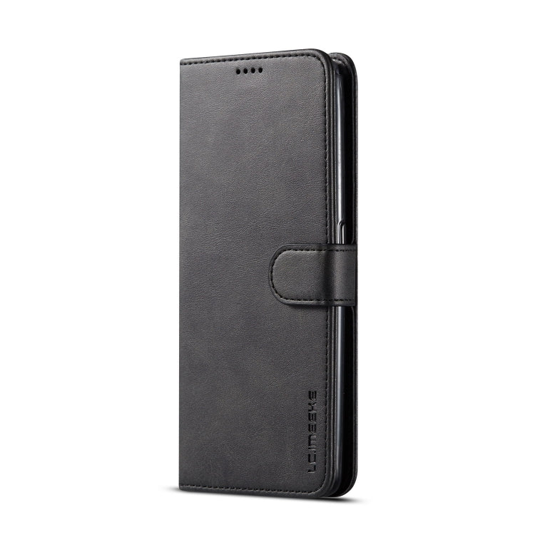 For Galaxy A80 / A90 LC.IMEEKE Calf Texture Horizontal Flip Leather Case, with Holder & Card Slots & Wallet