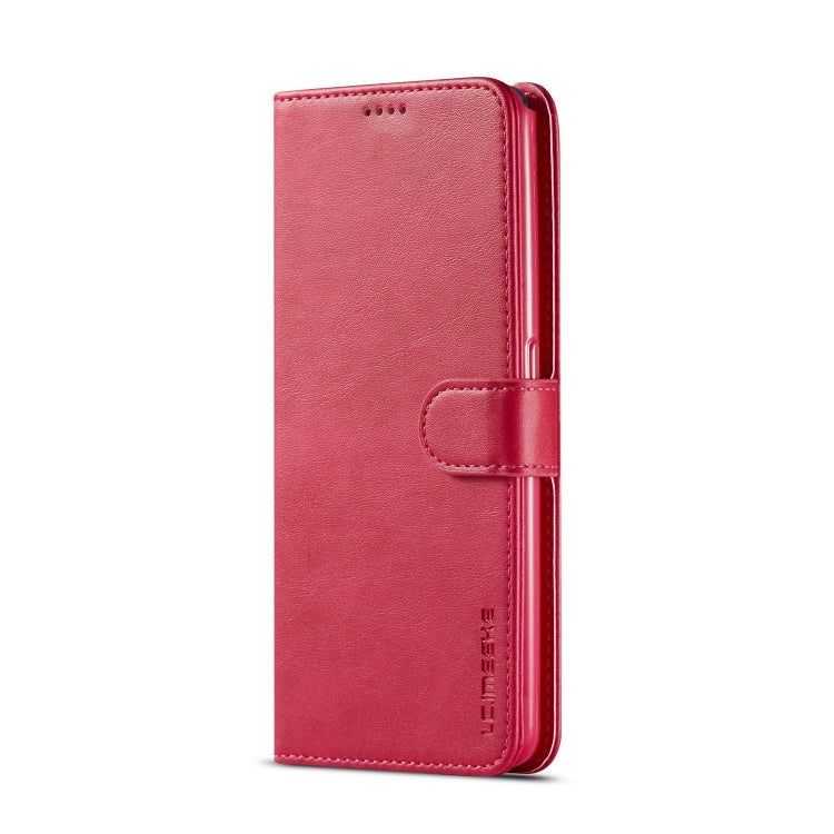 For Galaxy A80 / A90 LC.IMEEKE Calf Texture Horizontal Flip Leather Case, with Holder & Card Slots & Wallet