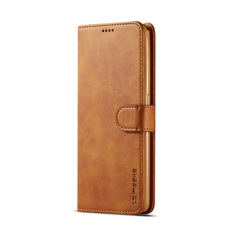 For Galaxy A80 / A90 LC.IMEEKE Calf Texture Horizontal Flip Leather Case, with Holder & Card Slots & Wallet